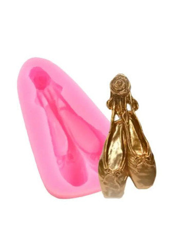 Молд силиконовый Пуанты 65 на 34 мм розовый Jannet молди (368801636)