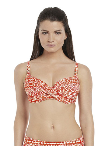 Оранжевый летний купальник раздельный 6419-6421 раздельный, балконет Fantasie Sidari