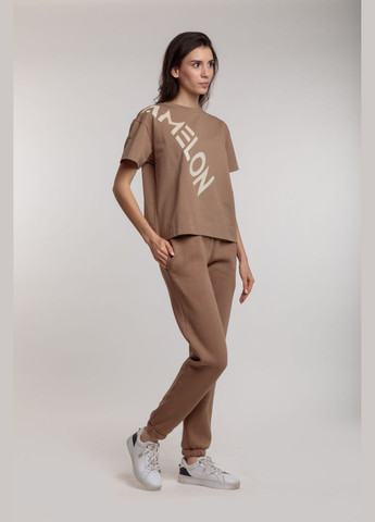 Штани джогери жіночі бежевого кольору Amelon Clothing Джогери (280940830)