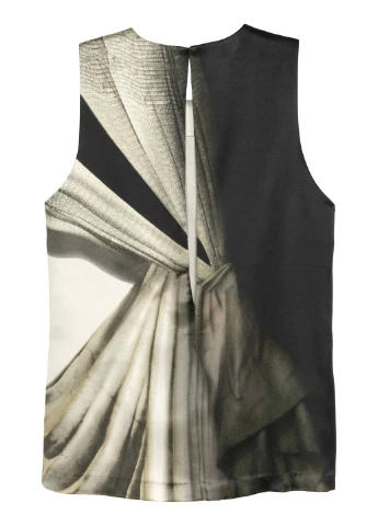 Комбинированная блуза лето,цветной, studio H&M