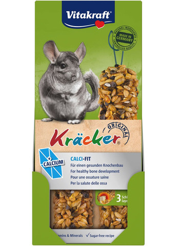 Крекер для шиншилл, с кальцием, 2 шт Vitakraft (299721915)