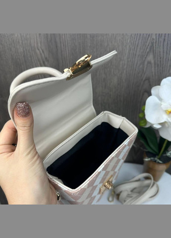 Дитяча міні сумочка на плече з брелоком зайцем, маленька сумка для дівчаток із кроликом Білий PTR No Brand (334730253)