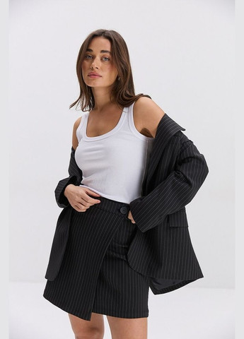 Майка жіноча біла трикотаж рубчик MKAR22032-1 Modna KAZKA — 336933919