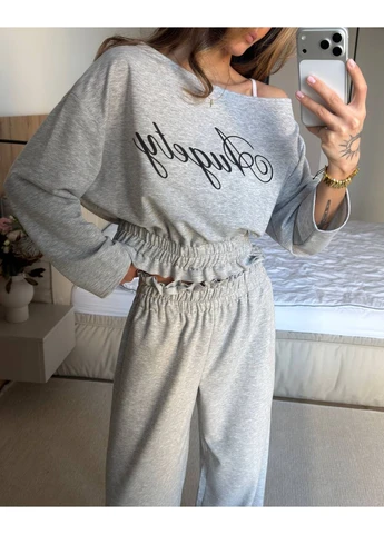 Жіночий костюм casual Двонитка No Brand С1527-165 (382148867)