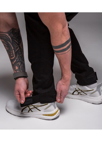 Черные спортивные, повседневный, кэжуал демисезонные джоггеры брюки Vakko