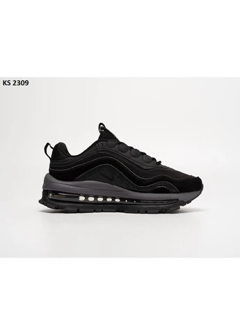 Чорні літні кросівки nike air max 97 futura black найк аір макс 97 No Brand
