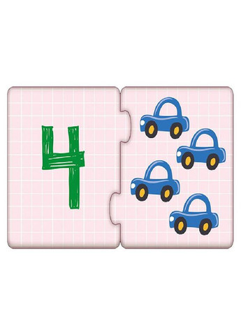 Дитячі пазли-половинки "Вивчаємо цифри" 1214011 укр. мовою Ranok Creative (316265295)