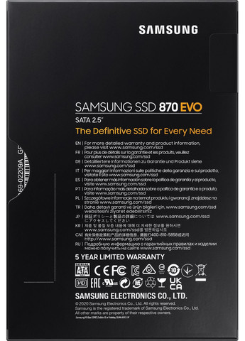 Накопитель SSD 2.5" 4TB SATA 870EVO Samsung (360395145)