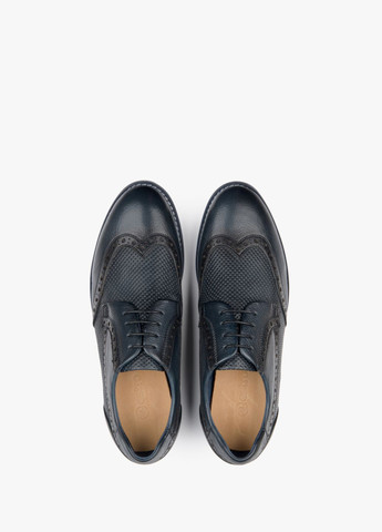 Синие броги, цвет синий Estro