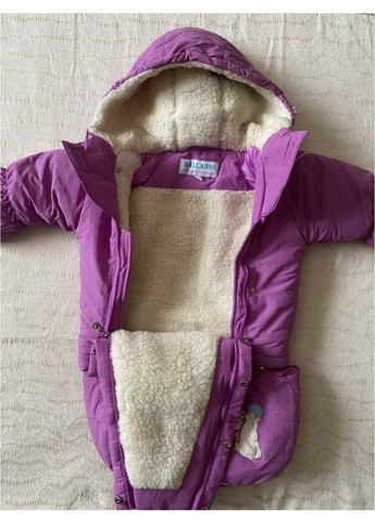 Зимовий дитячий комплект комбінезон для дівчинки зріст 74 No Brand (369735396)