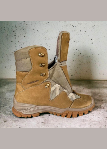 Мужские Тактические Зимние Берцы. 36-49р Койот. 100% Натуральная кожа! DSZM-1018 No Brand (301148087)