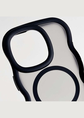 Чохол на iPhone 12 Pro Max / для айфон 12 про макс з функцією магсейф MagSafe фігурний Black Epik (360638608)