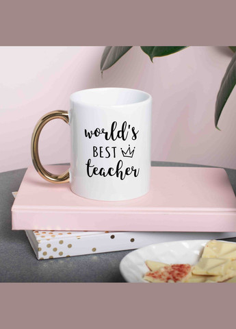 Чашка "World`s best teacher", английский, 500 мл BeriDari (293509790)
