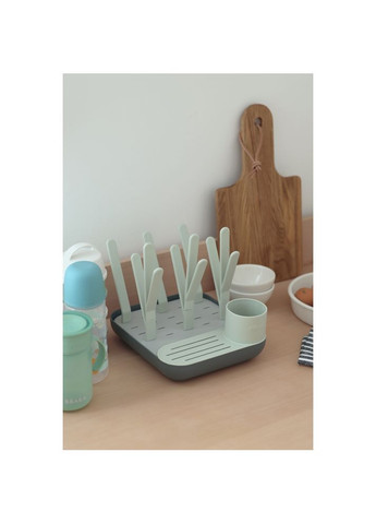 Сушилка для посуды Forest зеленая/серая, арт. 911731 Beaba (369490052)
