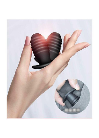 Силіконовий анальний вібратор водостійкий унісекс 5 см No Brand (366887721)