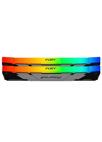 Модуль пам'яті для комп'ютера (ex.HyperX) (KF432C16RB12AK2/32) Kingston FURY DDR4 32GB (2x16GB) 3200 MHz RenegadeRGB (389701607)