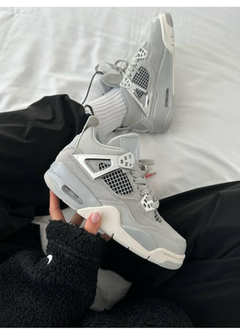 КРОССОВКИ ЖЕНСКИЕ NIKE AIR JORDAN 4 CRAFT НАЙК АИР ДЖОРДАН No Brand белые демисезоны (367114968)