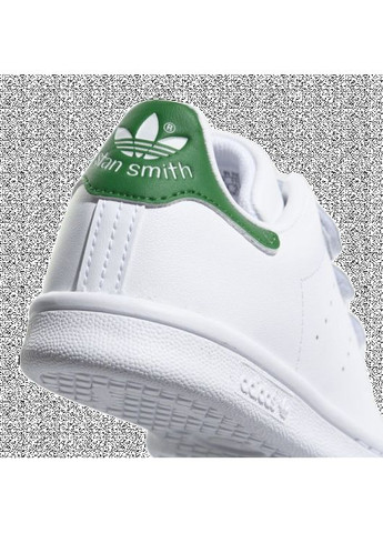 Білі всесезонні дитячі кросівки на липучці, білі, originals stan smith adidas