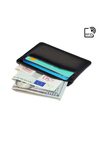 Кожаный картхолдер серого цвета MT86 B/GREY Luc Visconti (305834230)