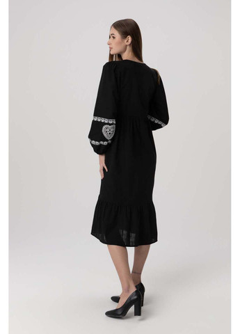 Чорна сукня вишиванка Park Karon
