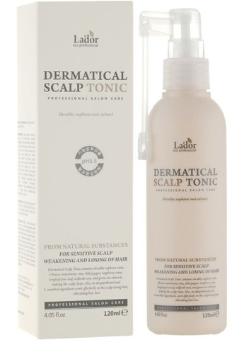 Тонік для шкіри голови проти випадіння волосся - Dermatical Scalp Tonic 50ml (627101-135103) La'dor (368739692)