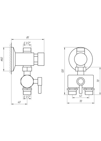 Змішувач-дозатор для душу ТREMO-468MIX TREMOLADA (338864241)