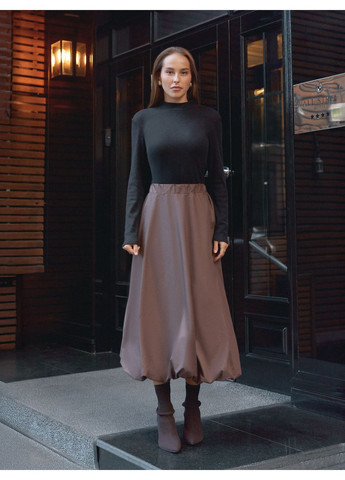 Спідниця напівкльош з підкладкою осіння жіноча з плащівки Seventeen (366032008)