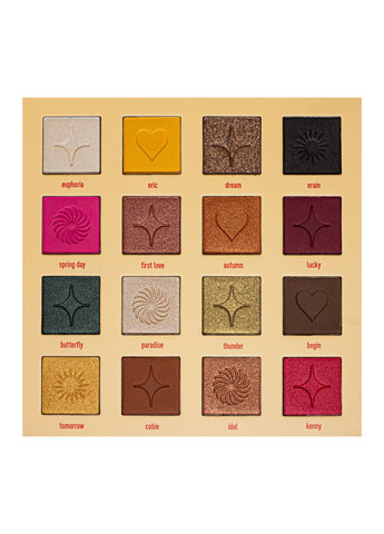 Тіні для повік на 16 кольорів Mystery E-716 № Parisa Cosmetics (362028160)