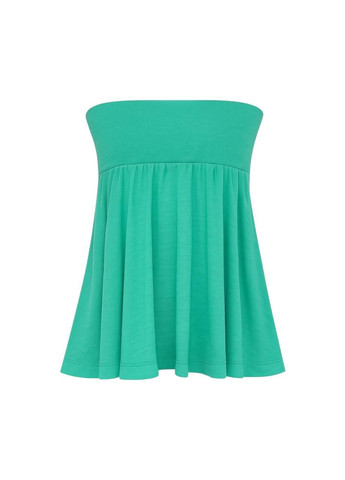 Светло-зеленая повседневный однотонная юбка Tom Tailor