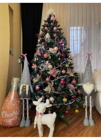 Елка искусственная SGX Элитная с шишками 2.50 м. Зеленая Yalynkar (366964383)