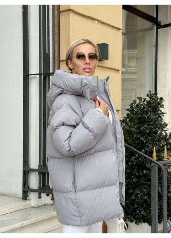 Серый зимний Пуховик Vakko