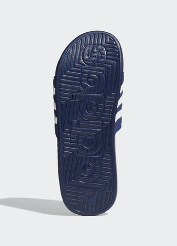 Синие спортивные шлепанцы adissage adidas
