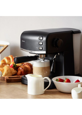 Кофеварка рожковая Magio MG-963 для эспрессо и капучино, с капучинатором Monte (367982848)