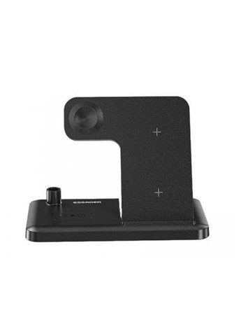 Зарядний пристрій (EWXZM-JC01-Z) Essager 4-in-1 wireless charger 15W foldable desktop black (370017603)
