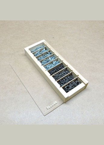 Набор 1х саморезов по дереву 560шт No Brand (328910841)