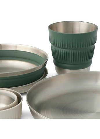Набор посуды Detour Stainless Steel Collapsible Dinnerware Set (6 Piece) Sea To Summit (367081316)