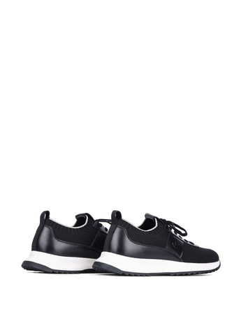 Черные летние мужские кроссовки fz688-1a черный ткань MIRATON