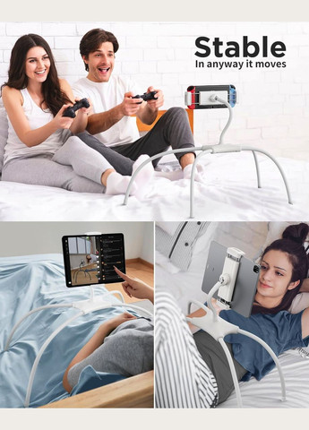 Гибкий держатель для планшета IVY Q2T, White Holder Adjustable Tablet Stand VHG (334305247)