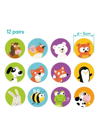 Настольная игра Мемо Животные Dodo (368545147)