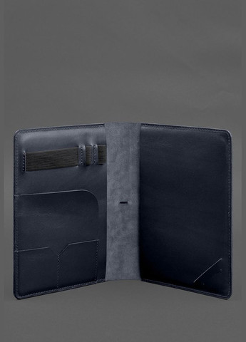 Шкіряний блокнот А5 (софт-бук) 9.4 синій (A-028802) BlankNote (328961425)