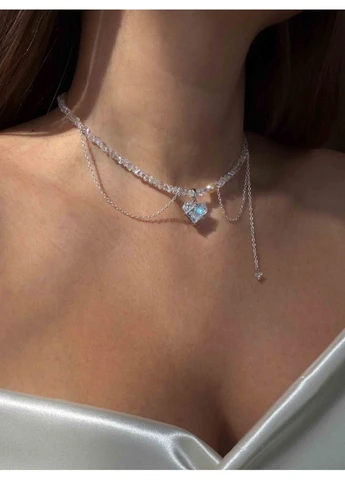 Колье с жемчугом и цепочками 5488 LeBijou (368559360)