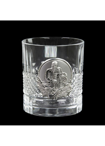 Набор для виски "Казаки" (Brillante) - 6 хрустальных бокалов с серебряными накладками казаков (GPB6KOZ1XS) Boss Crystal (372506710)