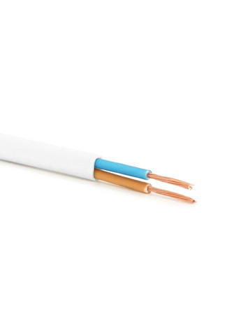 Кабель ШВВПн 2х0,5 бiлий, бухта 100м Одескабель (315144073)