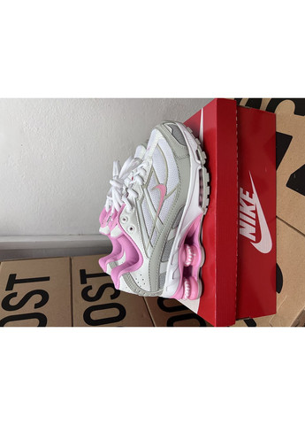 КРОССОВКИ ЖЕНСКИЕ NIKE SHOX RIDE 2 SUPREME WHITE PINK НАЙК ШОКС No Brand розовые демисезоны (367177952)