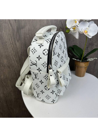 Дитячий рюкзак для дівчаток стиль Луї Вітон з регульованими лямками білий No Brand (351536631)