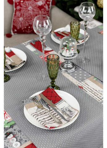Набор салфеток Merry Christmas 35х45 см Разноцветный 3 шт Прованс (372600497)