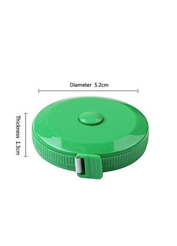 Рулетка портативная 150 см Green. No Brand (342098962)