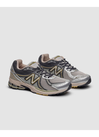 Сірі Осінні кросівки чоловічі new balance 860 v2 grey silver нью беланс 860 No Brand
