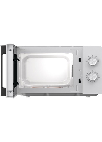Мікрохвильова піч, 17л, мех. керув., 700Вт, дисплей, білий Gorenje (314747800)