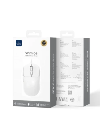Маніпулятор миша дротова USB2.0 Wired Mouse WM111 WIWU (389299789)